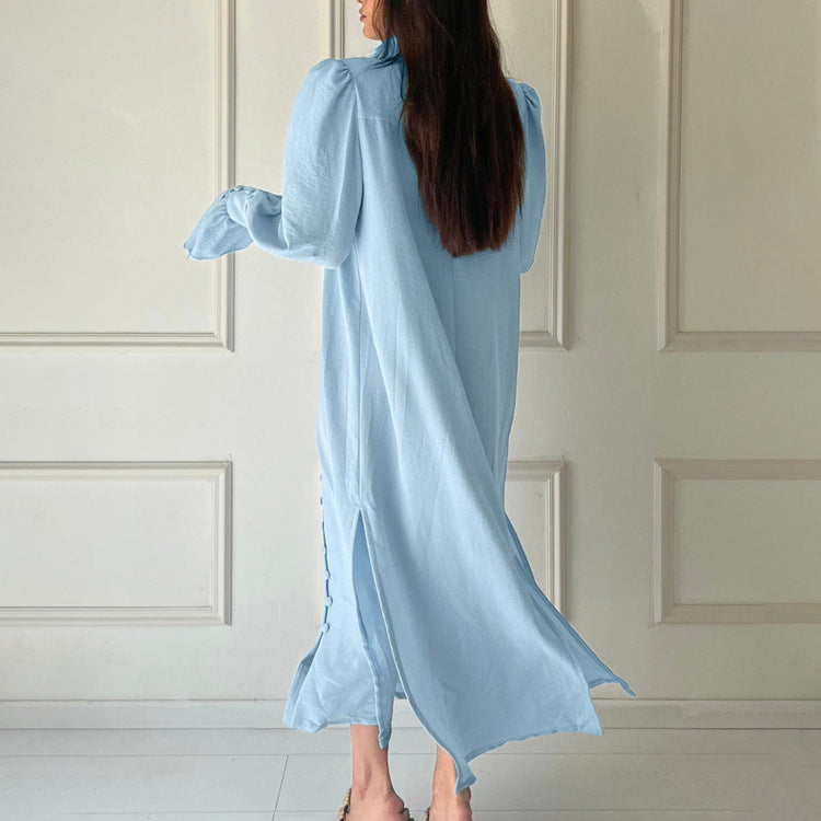 Casual Slit Long Dress Women