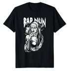 Detalle del diseño estampado 3D en camiseta